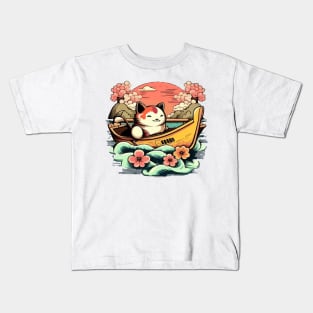 Aloha Kitty Cruise Kids T-Shirt